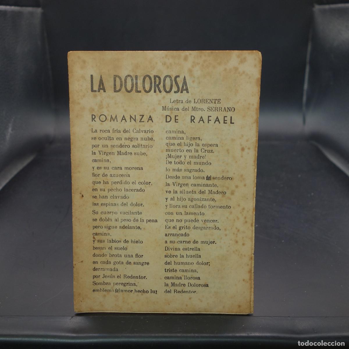 Coleccionismo: PROGRAMA DE LA OBRA DE TEATRO LA DOLOROSA