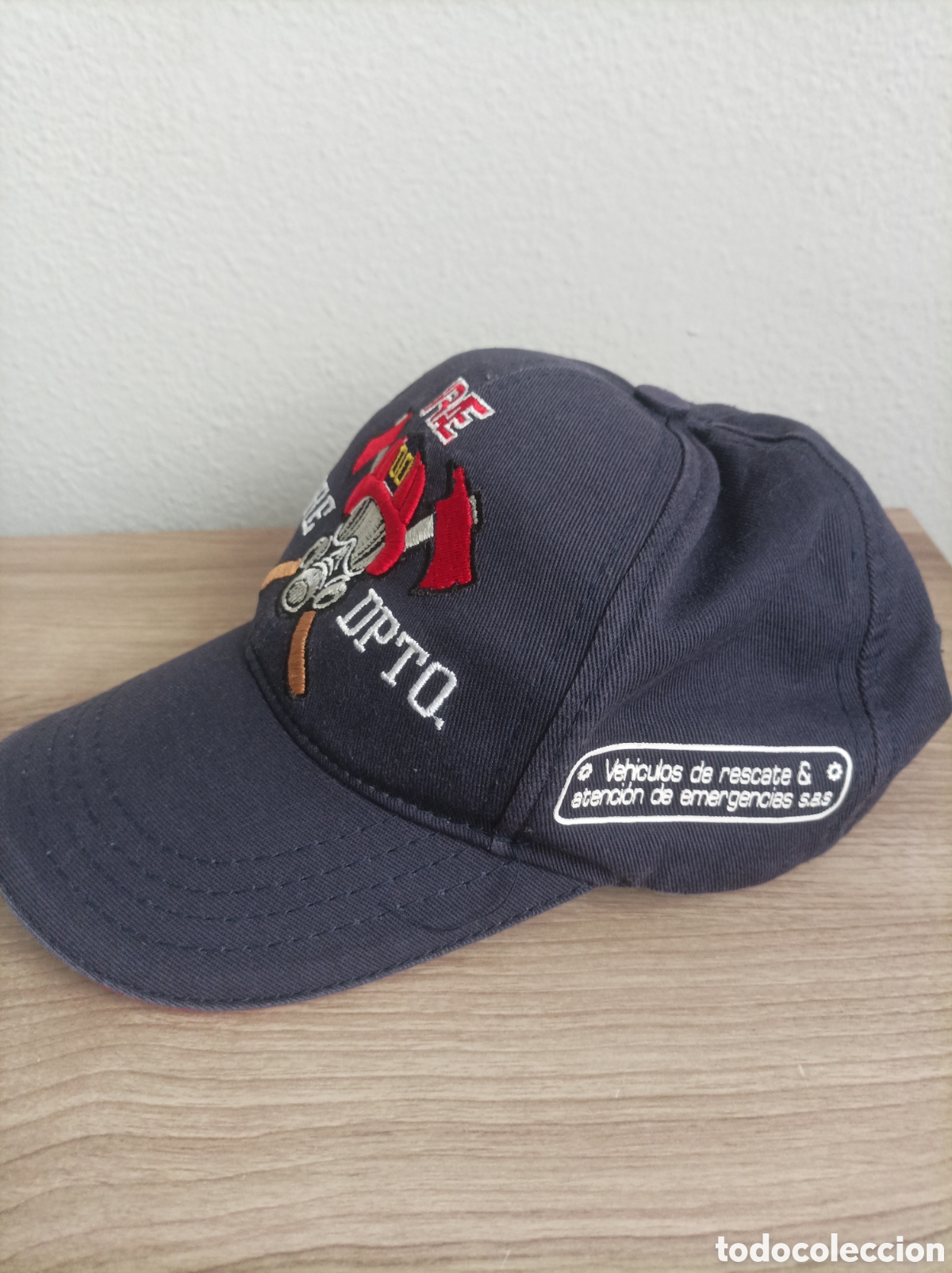 Coleccionismo: Gorra bombero de rescate de emergencia s.a.s talla unica
