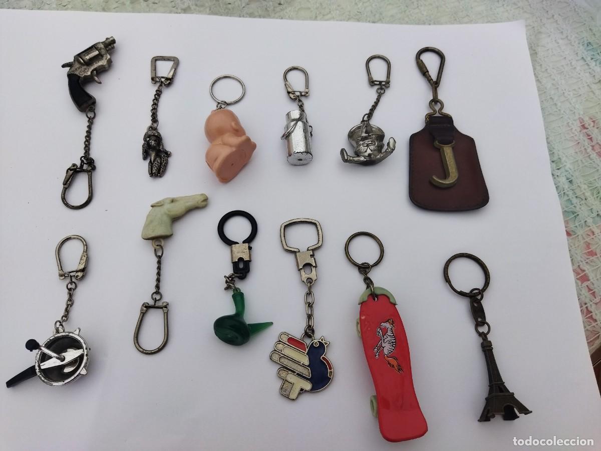 Coleccionismo: lote de 12 llaveros a&ntilde;os 80
