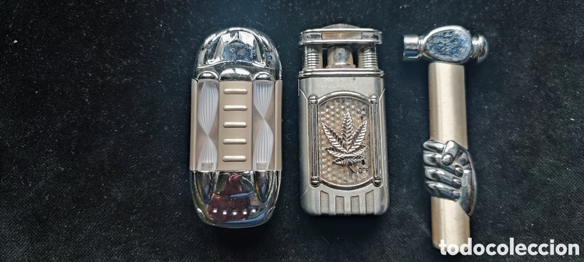 Coleccionismo: Tres encendedores de colecci&oacute;n o dise&ntilde;o