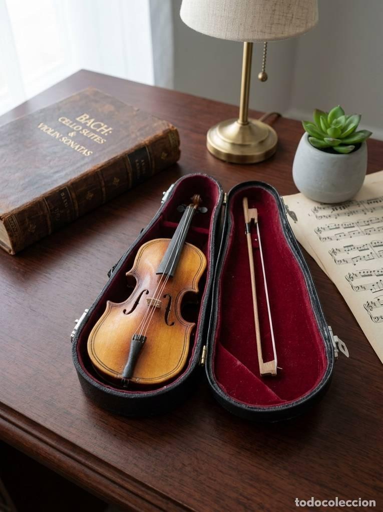 Coleccionismo: VIOL&Iacute;N EN MINIATURA. - Foto 1