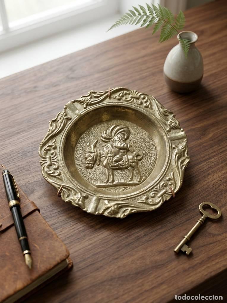 Coleccionismo: CENICERO DE BRONCE VINTAGE