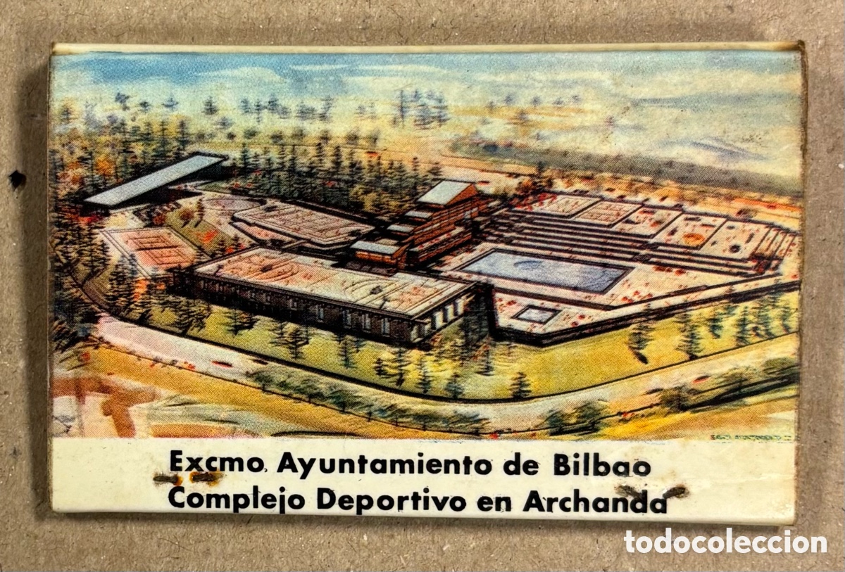 Coleccionismo: AYUNTAMIENTO DE BILBAO - FERIA TOROS AGOSTO 1972. CAJETILLA DE CERILLAS PUBLICITARIA. ARCHANDA