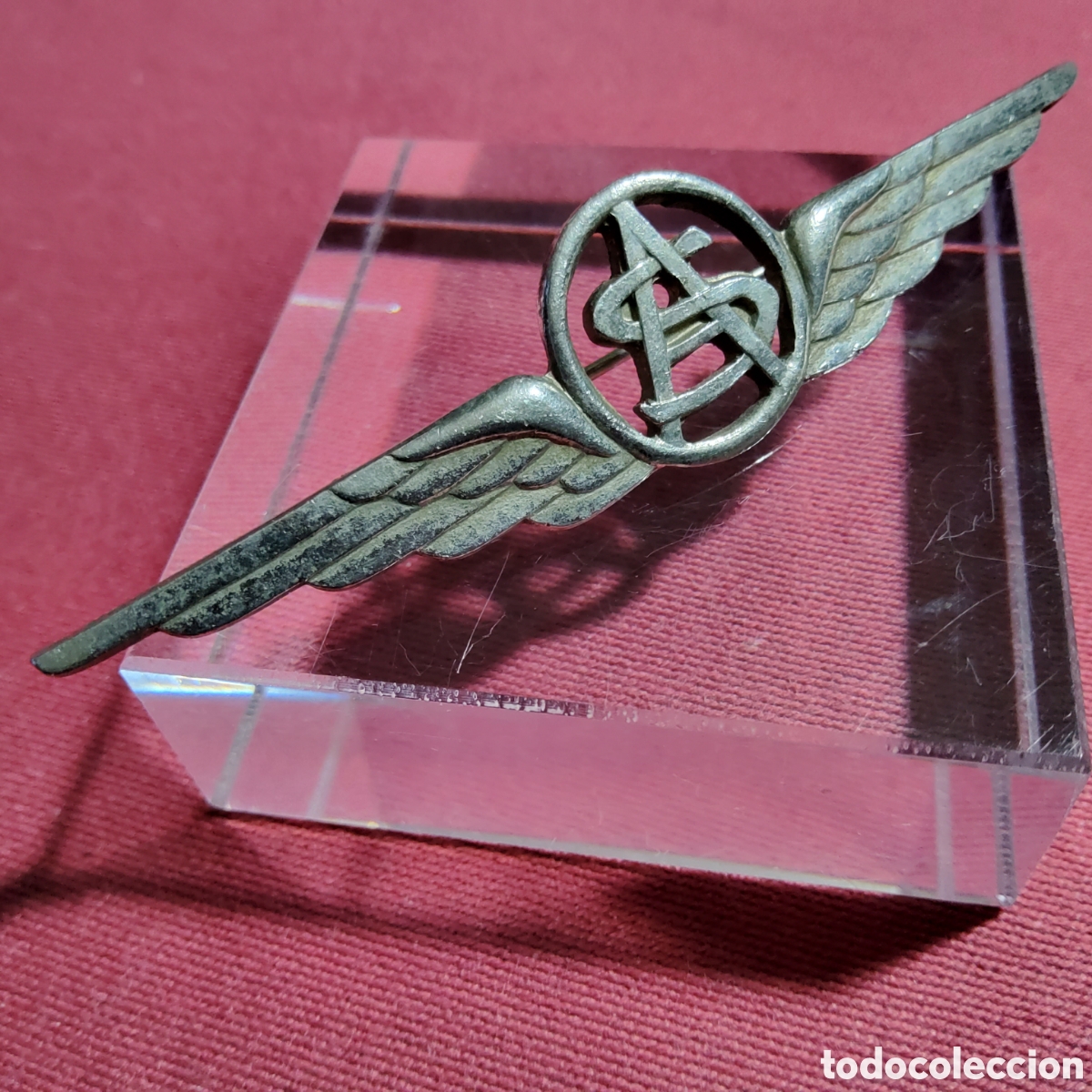 Coleccionismo: ANTIGUO EMBLEMA DE AVIACI&Oacute;N - Foto 3