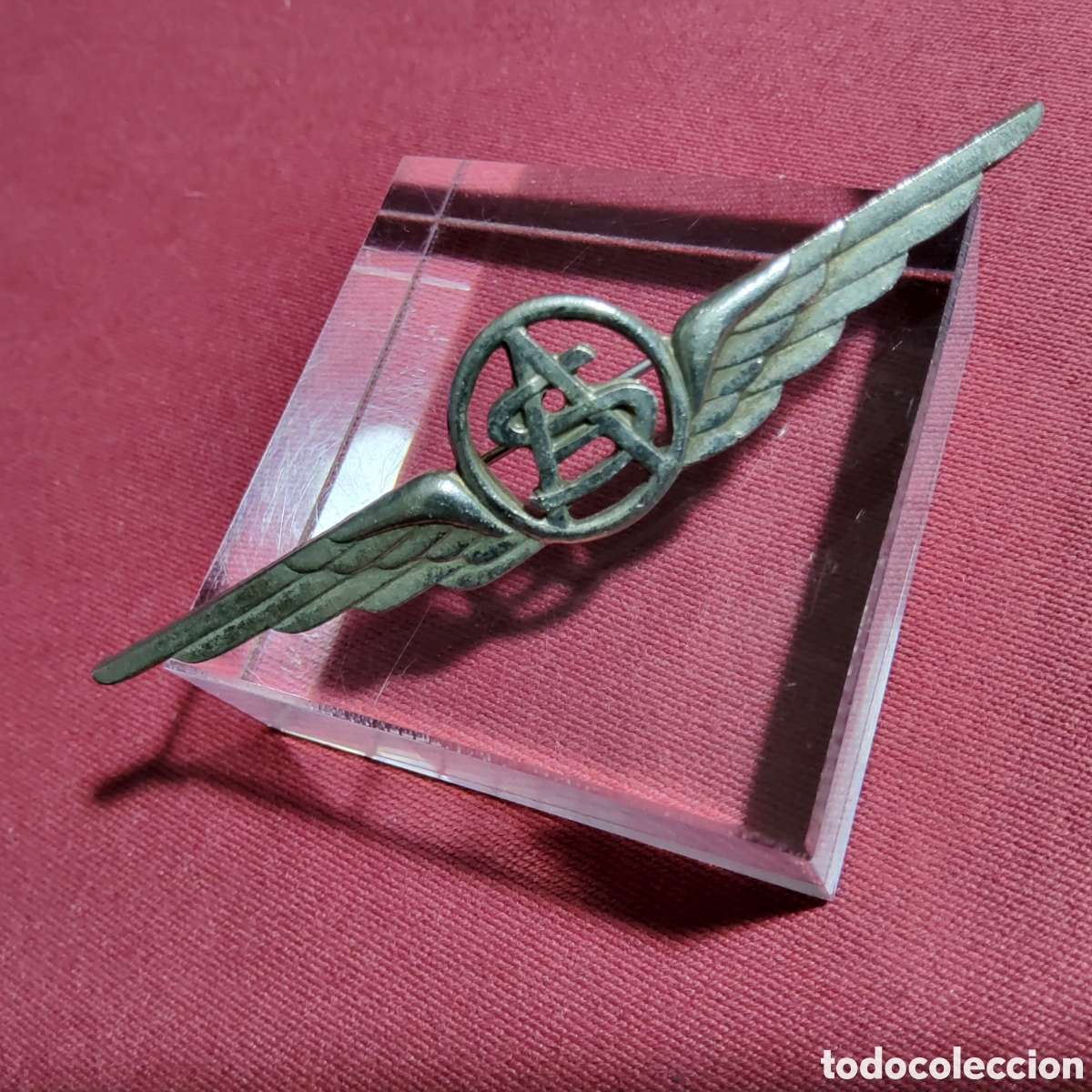 Coleccionismo: ANTIGUO EMBLEMA DE AVIACI&Oacute;N - Foto 2