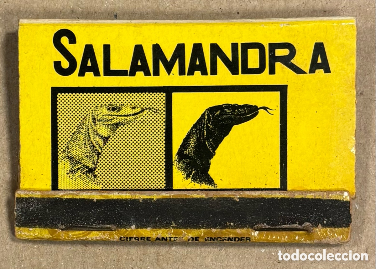 Coleccionismo: SALAMANDRA BOITE DISCOTECA (ZAMUDIO).. ANTIGUA CAJETILLA DE CERILLAS PUBLICITARIA.