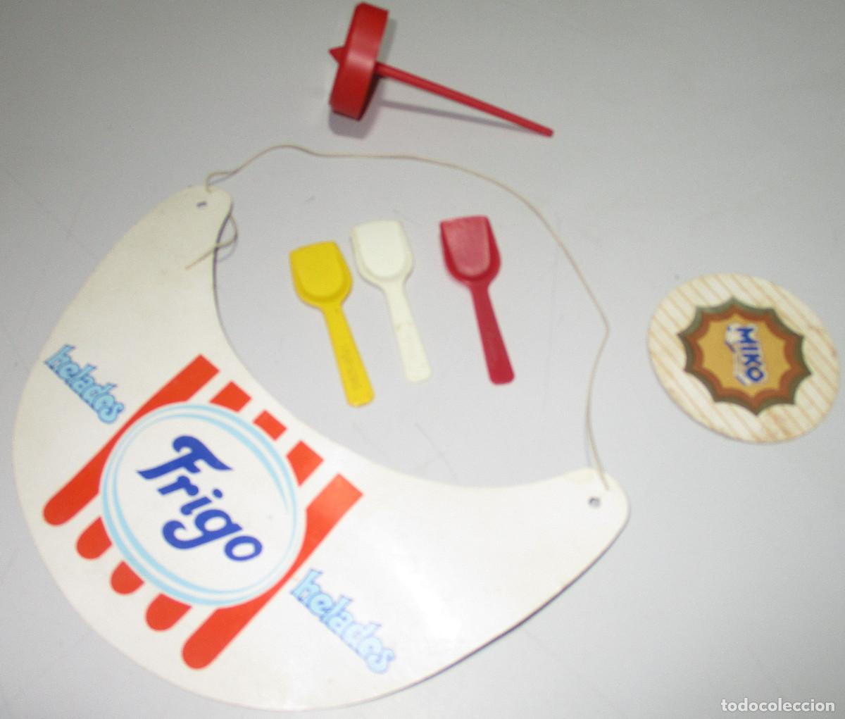 Coleccionismo: Helados Frigo, Avidesa, Miko, Injihesa, visera, chucharas