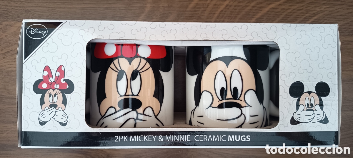 Coleccionismo: 2 Tazas de Mickey y Minnie ( Disney )