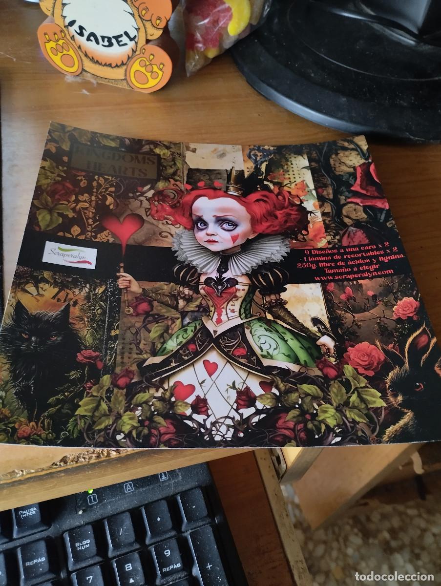 Coleccionismo: lamina de la reina de corazones de alicia en el pais de las maravillas de tim burton