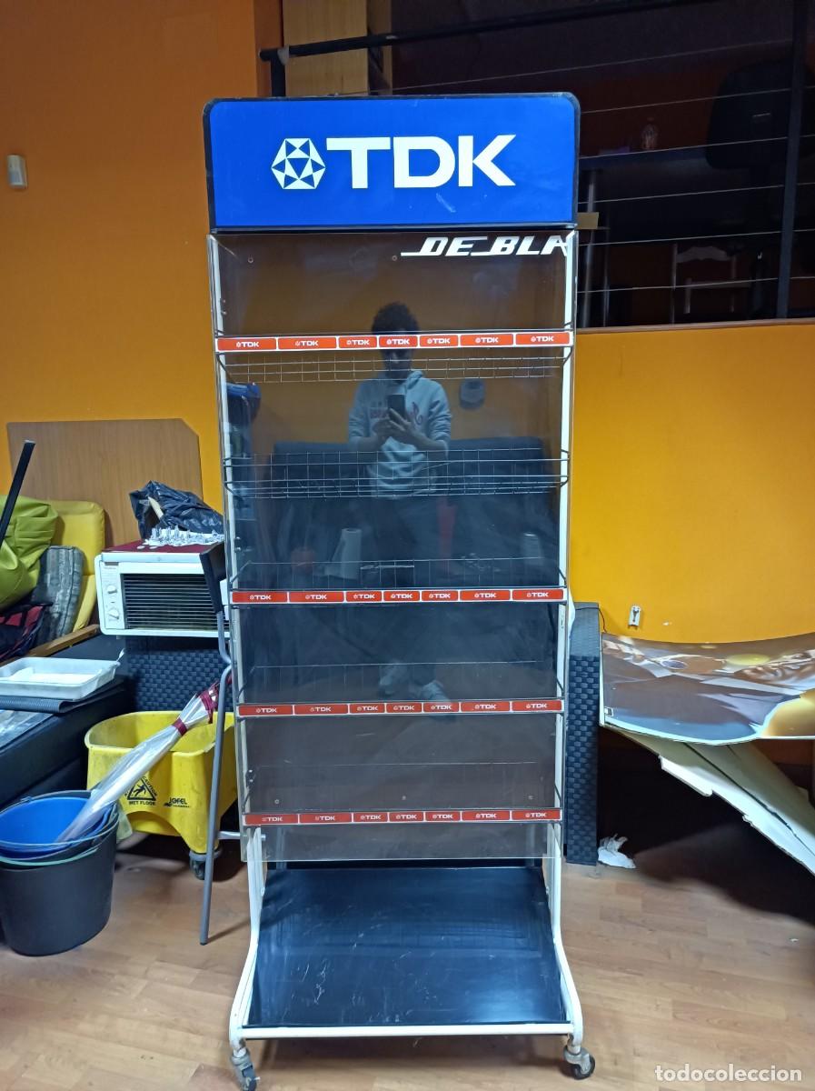 Coleccionismo: Vitrina TDK para Cassettes/VHS a&ntilde;os 80/90