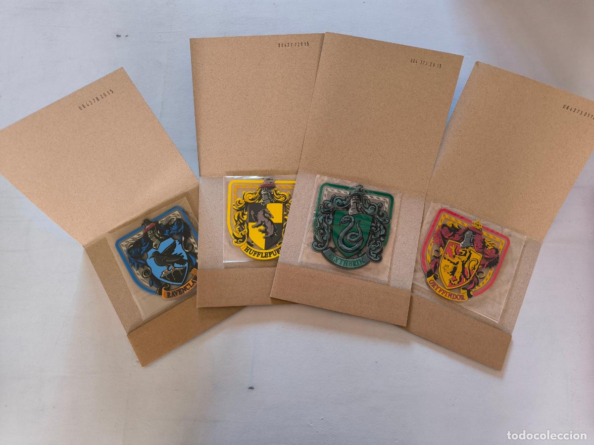 Coleccionismo: FLAT GASHAPON HARRY POTTER - COMPLETO 4 POSAVASOS - BANDAI - JAPON - NUEVO (342w)