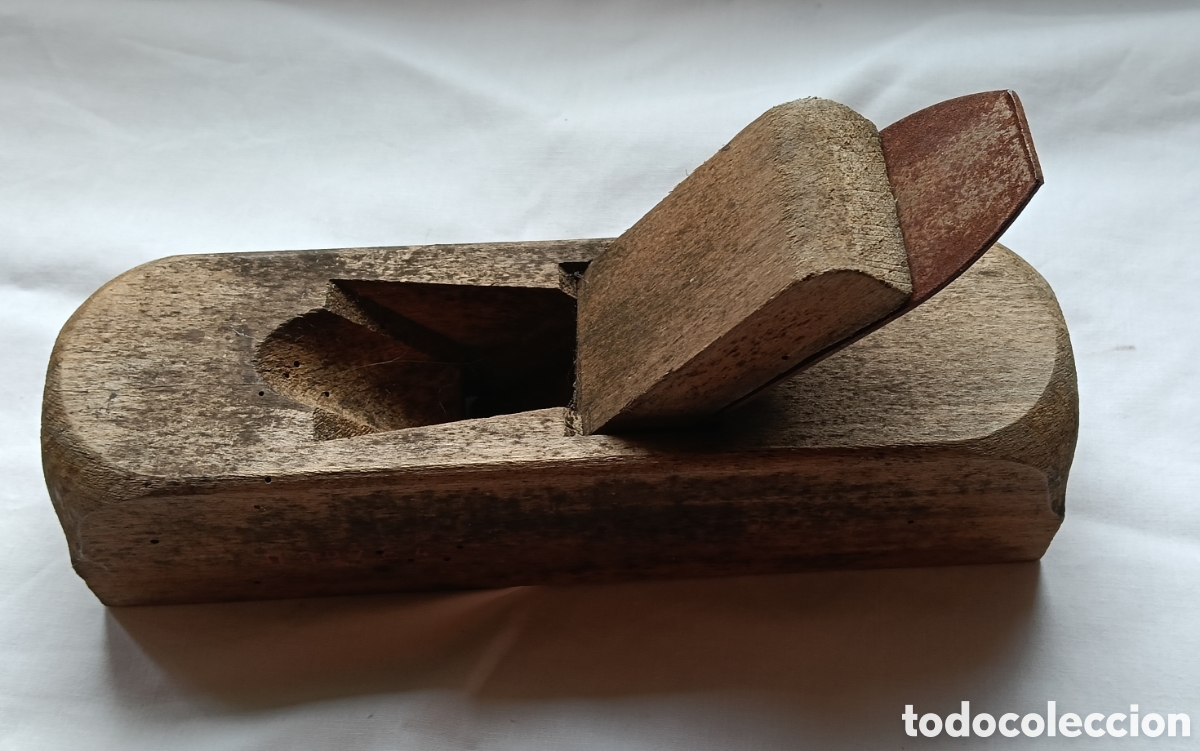 Collectionnisme: Antiguo cepillo de carpintero