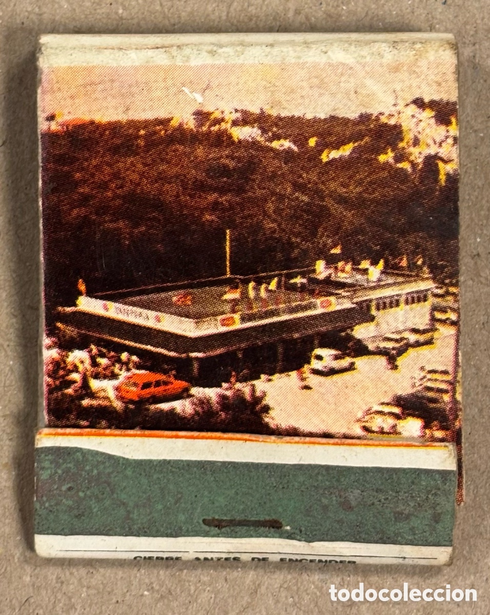 Coleccionismo: CAMPING PLAYA ARENILLAS (ISLARES). ANTIGUA CAJETILLA DE CERILLAS PUBLICITARIA.