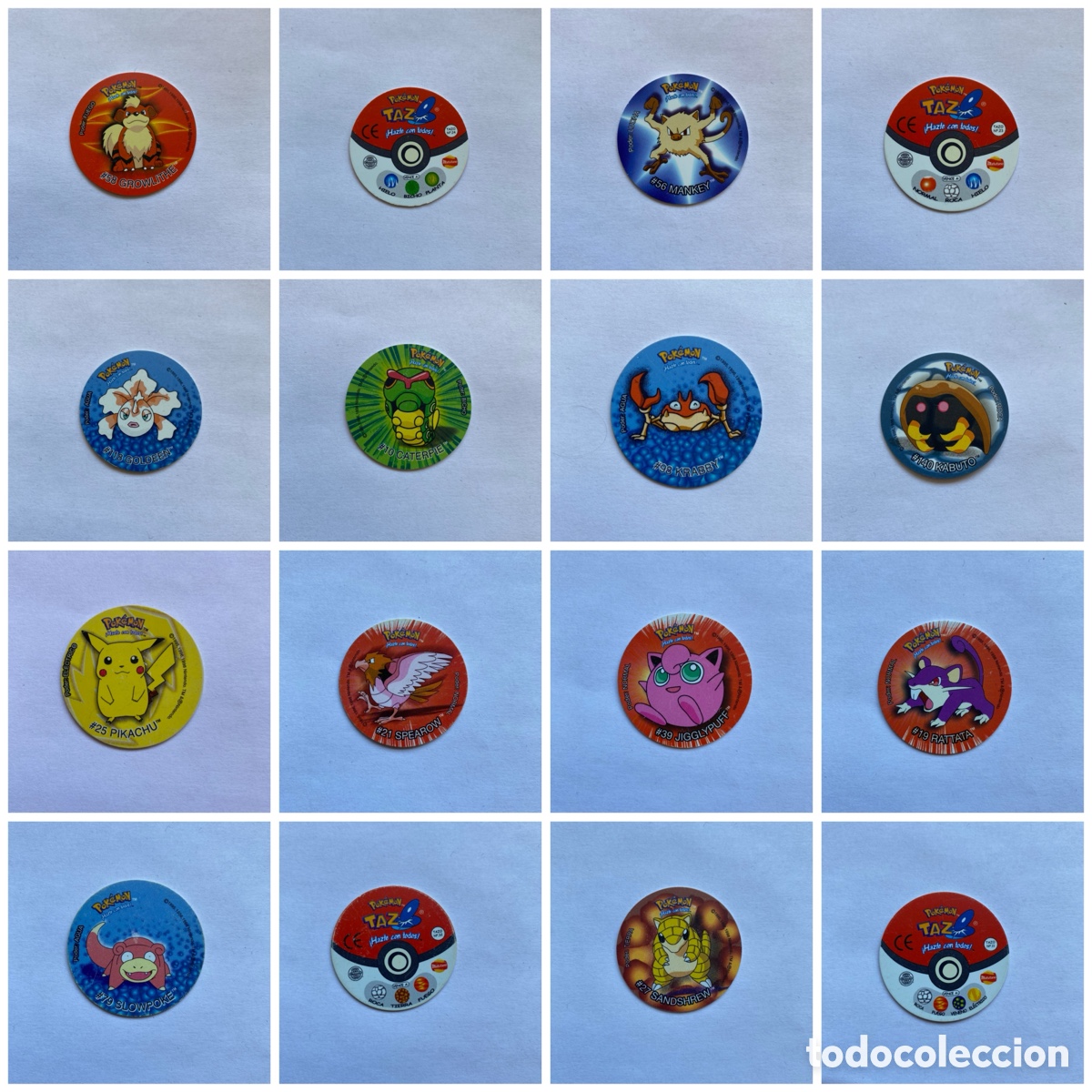 Coleccionismo: Tazos Pokemon 1, 2, gigantazos&hellip;