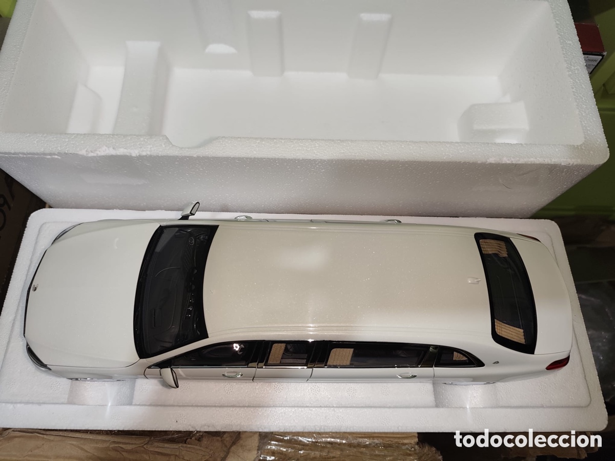 Coleccionismo: Mercedes maybach S 600 pullman, White, - Foto 19