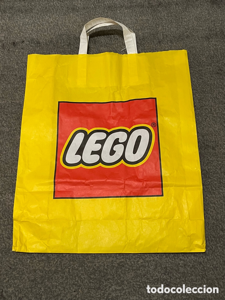 Coleccionismo: Bolsa de papel LEGO. Made in Germany. Hecha en Alemania. 34x41x12cm