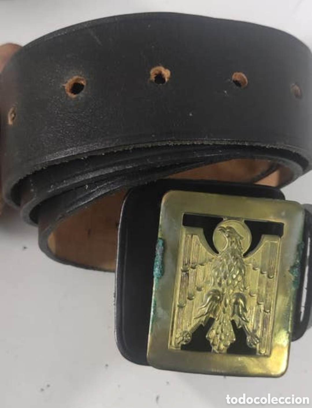 Coleccionismo: Cintur&oacute;n militar espa&ntilde;ol.