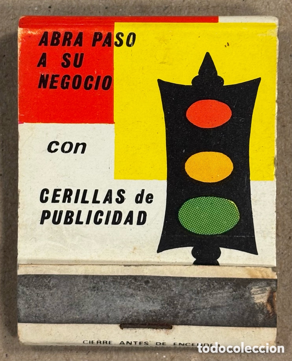 Coleccionismo: GENERAL FOSFORERA (MADRID). ANTIGUA CAJETILLA DE CERILLAS PUBLICITARIA.