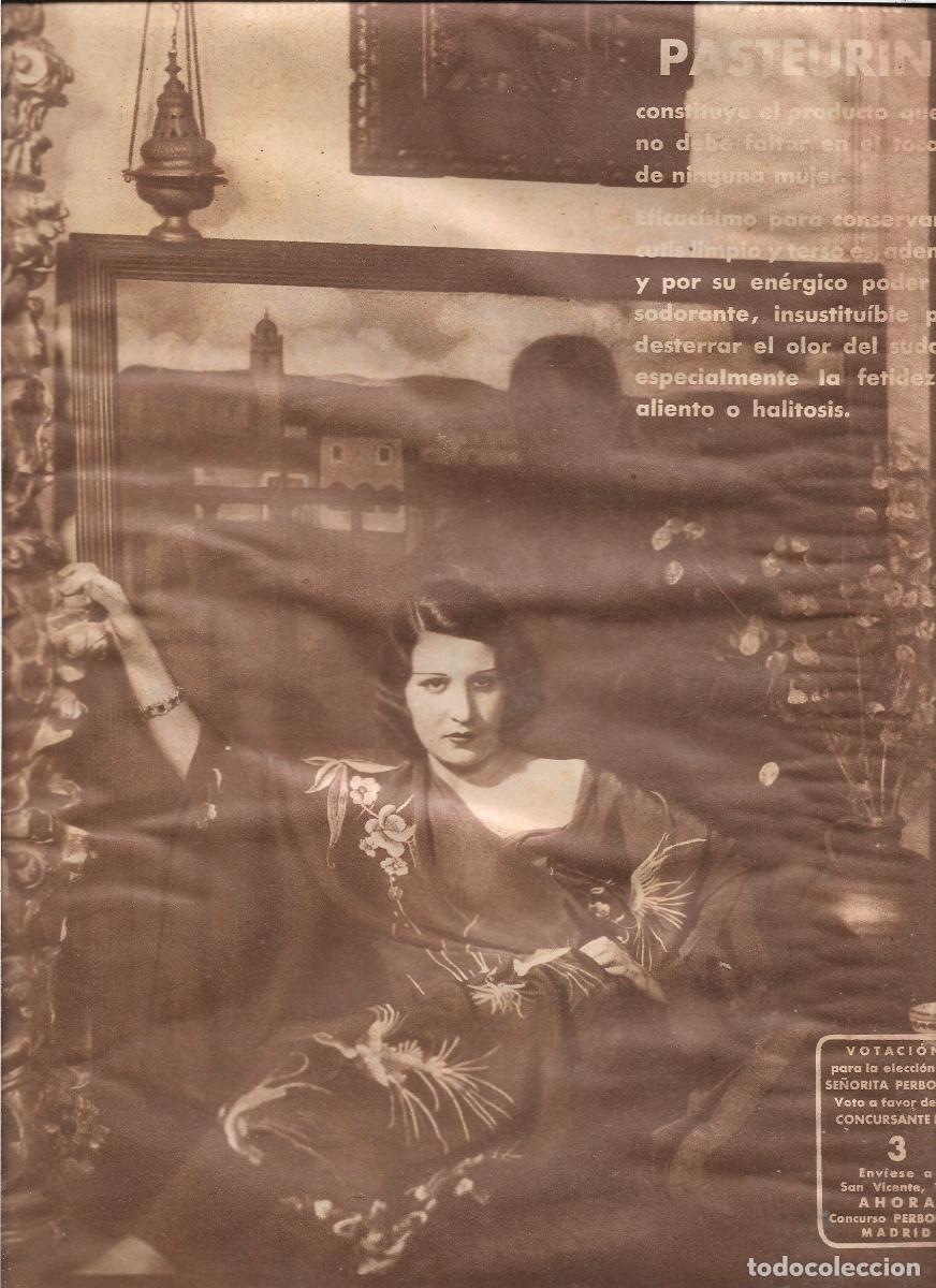 Coleccionismo: A&Ntilde;O 1933 RECORTE PRENSA PUBLICIDAD PASTEURINE TONICO LOCION TOCADOR Y FARMACIA