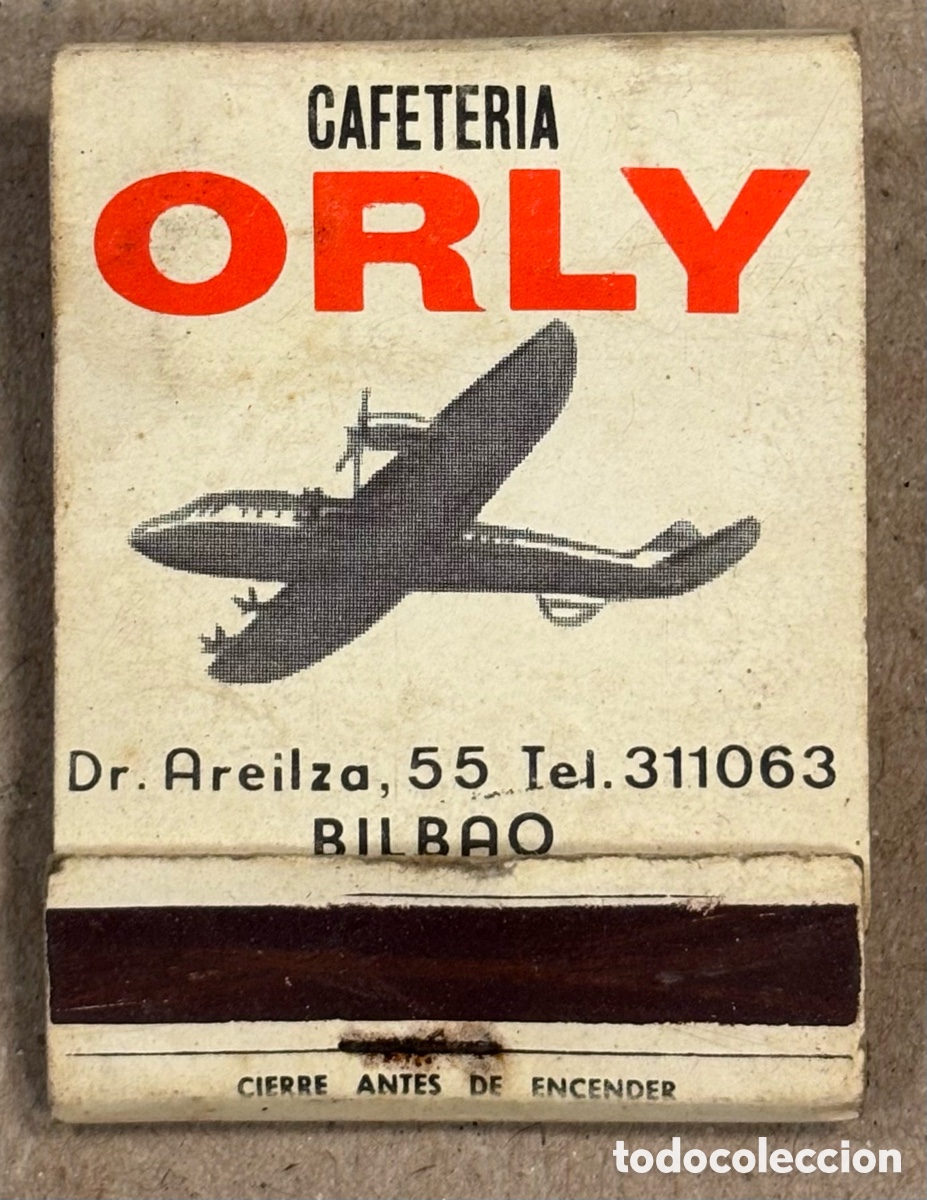 Coleccionismo: MARISCOS COL&Oacute;N (BILBAO) Y CAMPING ARRNILLAS (ISLARES). ANTIGUA CAJETILLA DE CERILLAS PUBLICITARIA