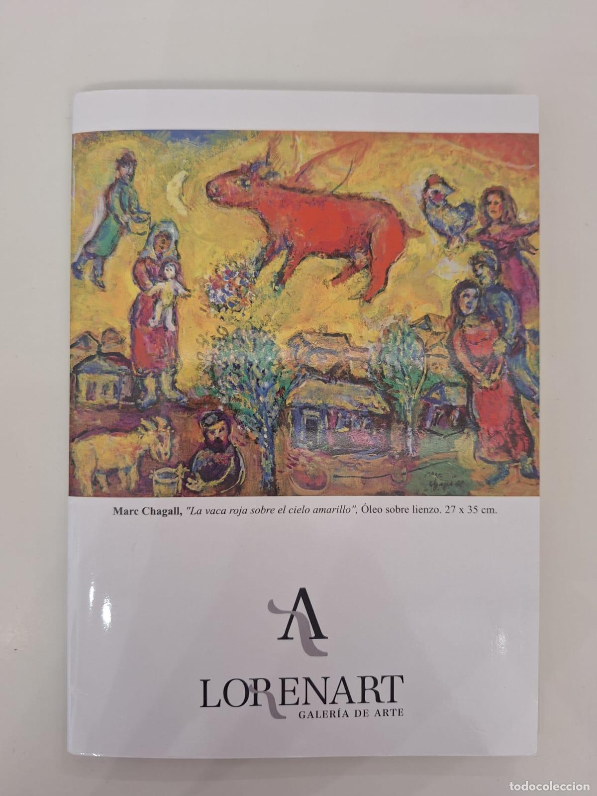 Coleccionismo: Folleto exposici&oacute;n Galer&iacute;a de arte Lorenart Madrid Picasso Sorolla Blanchard Casas Chagall