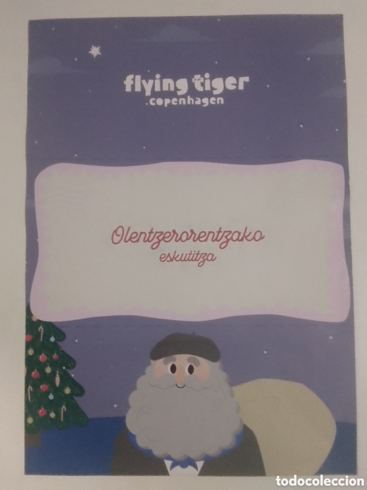 Coleccionismo: Carta Olentzero flying tiger copenhagen