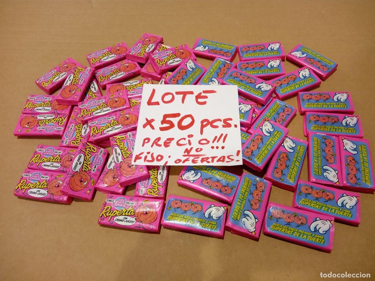 Coleccionismo: CHICLE CHICLES LA RUPERTA TV UN DOS TRES RASCA PREMIO 1991 SIN ABRIR LOTE x50 PRECIO FIJO NO OFERTAS