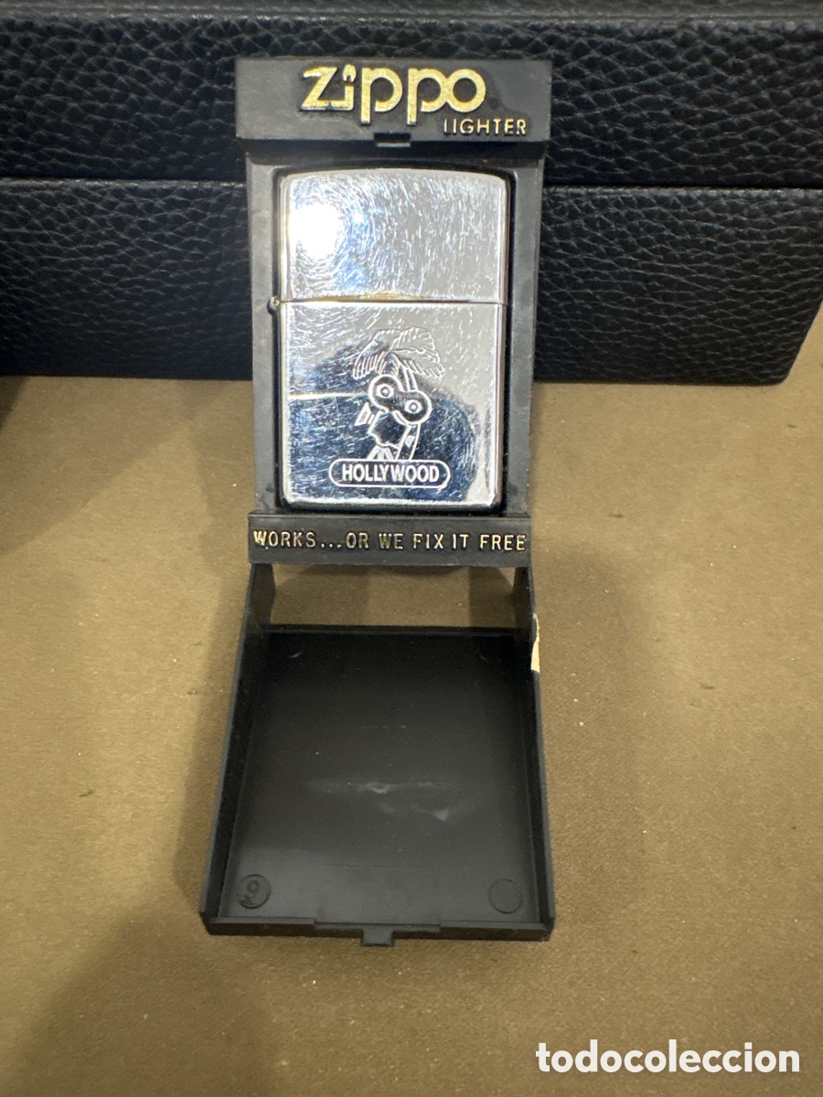 Coleccionismo: Antiguo mechero ZIPPO MODELO HOLLYWOOD*ver fotos*original
