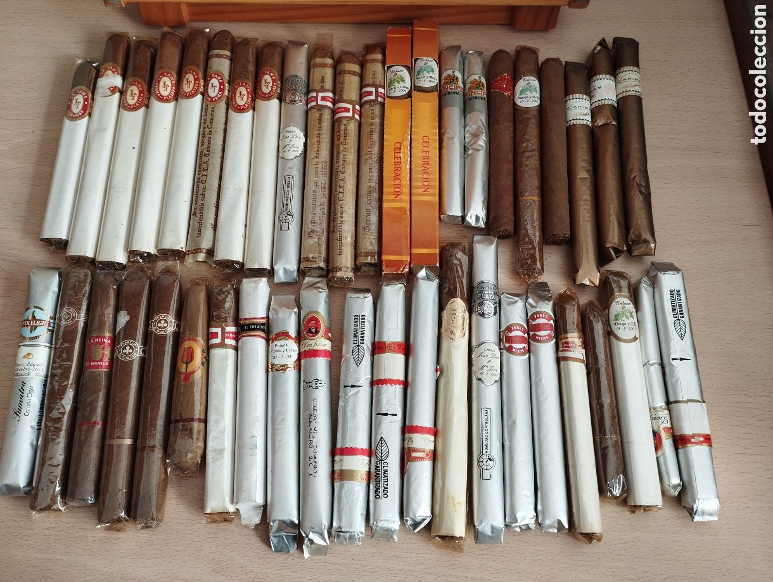 Coleccionismo: TABACO LOTE DE 44 PUROS VARIAS MARCAS LA FAMA CARIBES ....VER FOTOS Y DESCRIPCI&Oacute;N