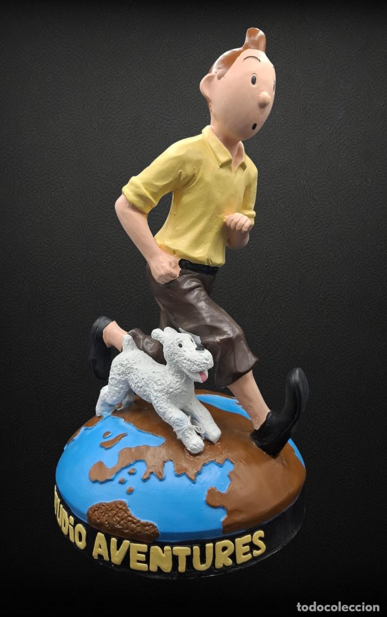 Coleccionismo: + FIGURA EN RESINA DE TINTIN Y MILOU EN SUS AVENTURAS POR EL MUNDO