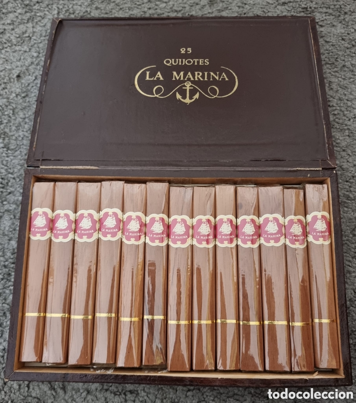 Coleccionismo: Caja Puros La Marina Quijotes caja original