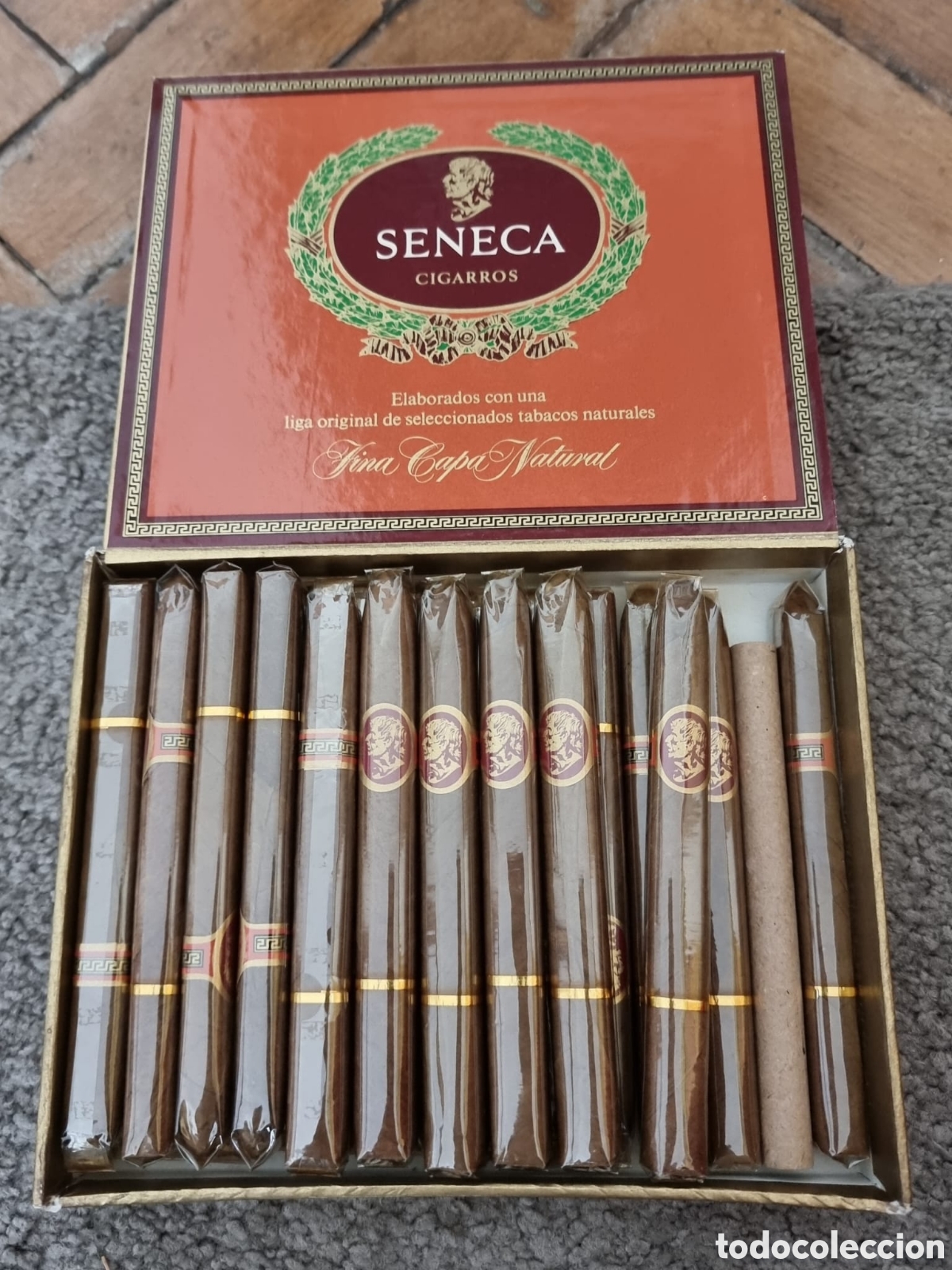 Coleccionismo: Caja de Puros S&eacute;neca caja con 22 puros ved fotos