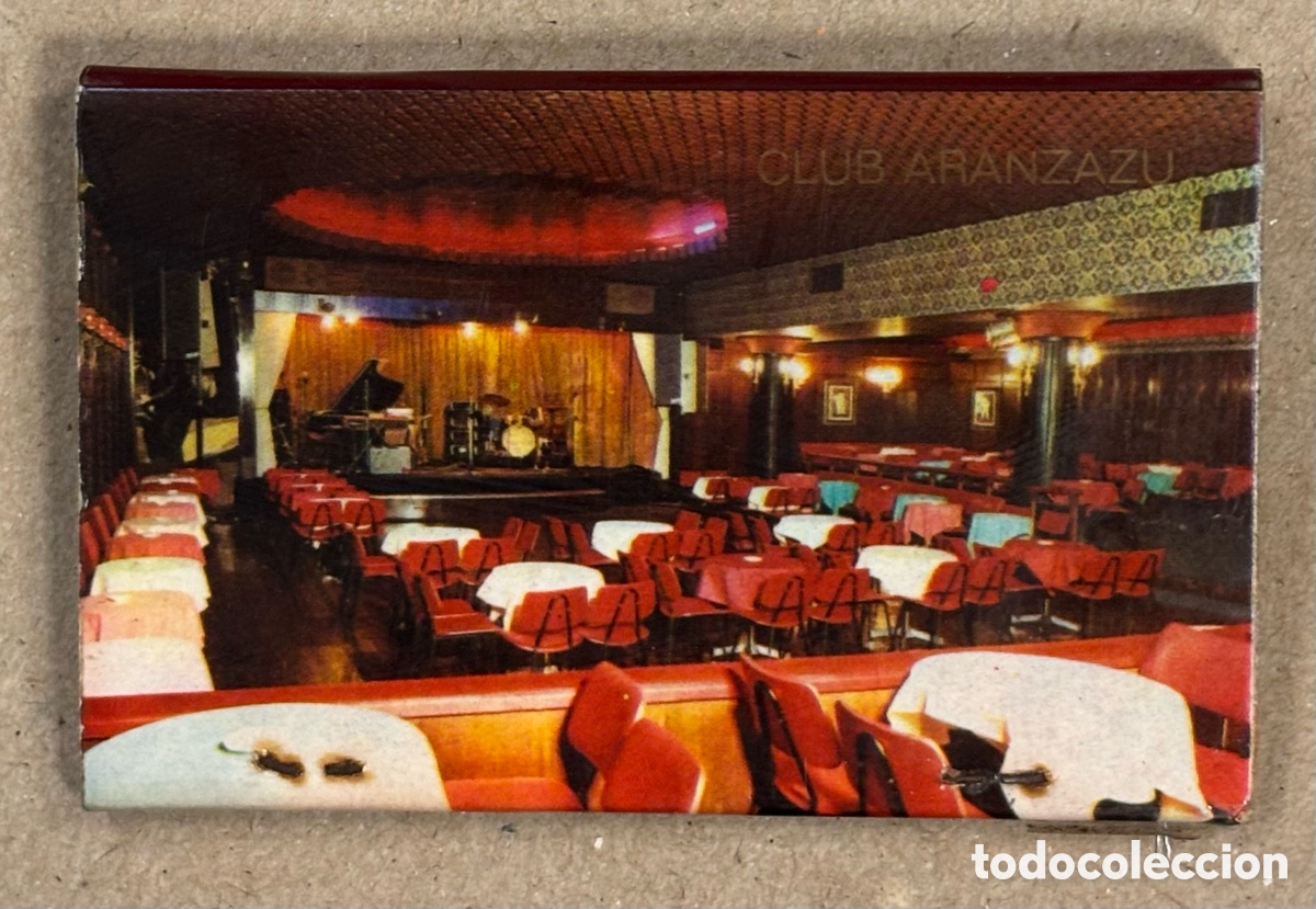 Coleccionismo: CADENA HOTELERA AR&Aacute;NZAZU (BILBAO). ANTIGUA CAJETILLA DE CERILLAS PUBLICITARIA.