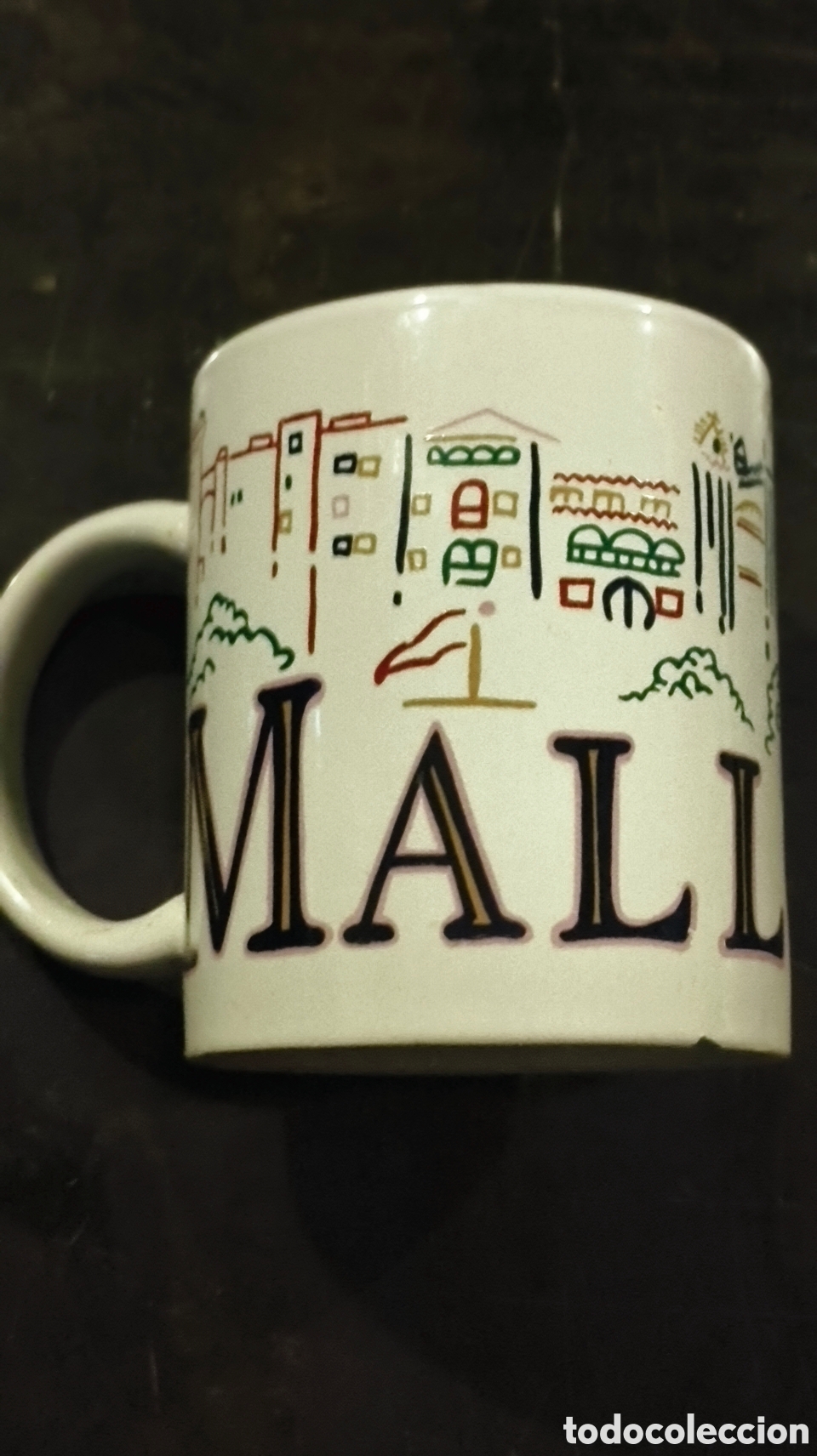 Coleccionismo: Taza cer&aacute;mica souvenir mallorca Islas Baleares