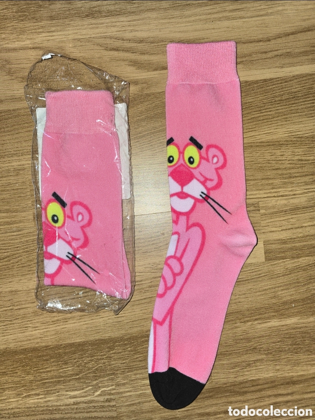 Coleccionismo: Calcetines pantera rosa Pink Panther nuevos Talla &uacute;nica