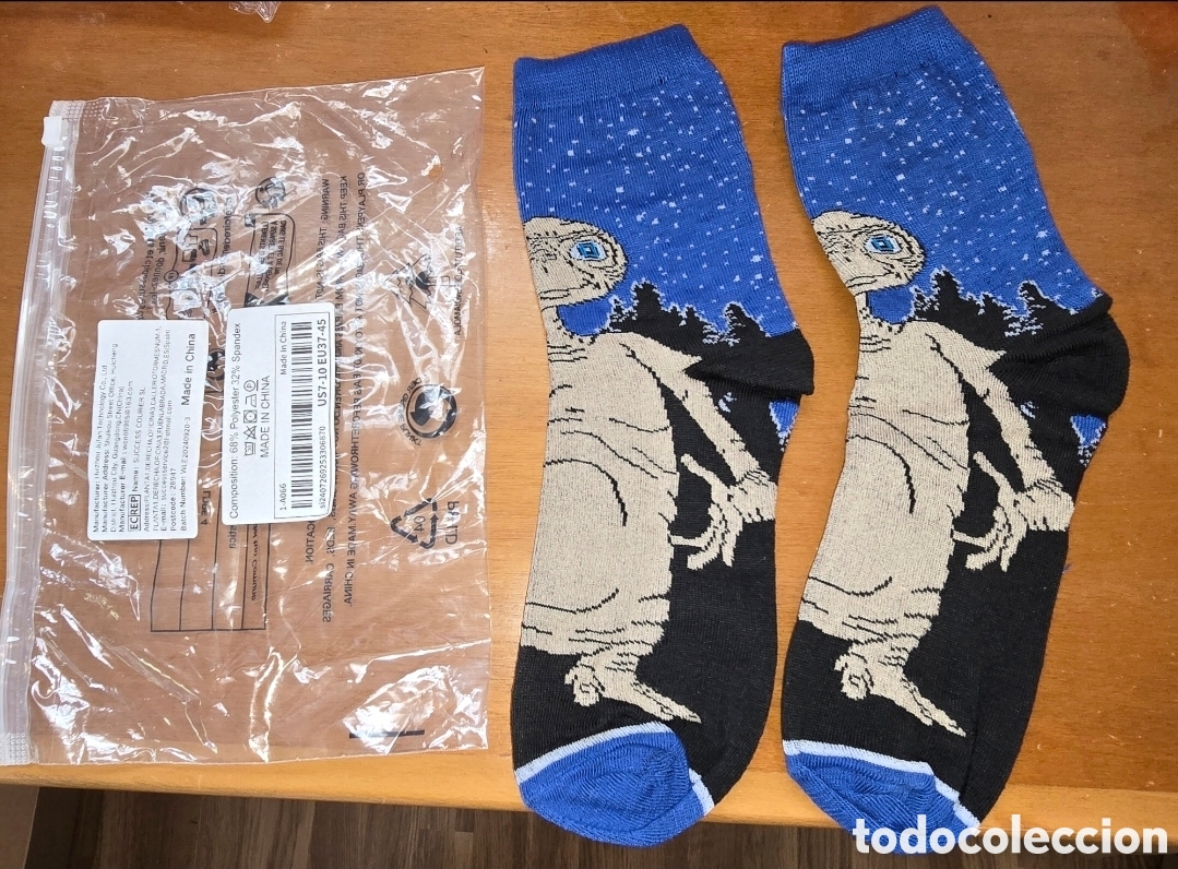 Coleccionismo: Calcetines et ET el extraterrestre retro vintage nuevos Talla &uacute;nica
