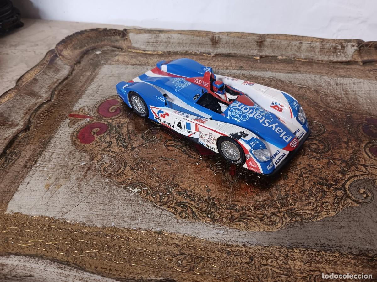 Coleccionismo: coche de slot Audi R8 PlayStation de Scalextric a escala 1/32