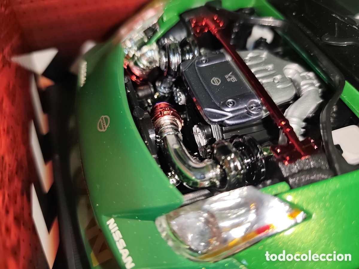 Coleccionismo: Nissan 350 z, muscle machines, verde, ADVAN