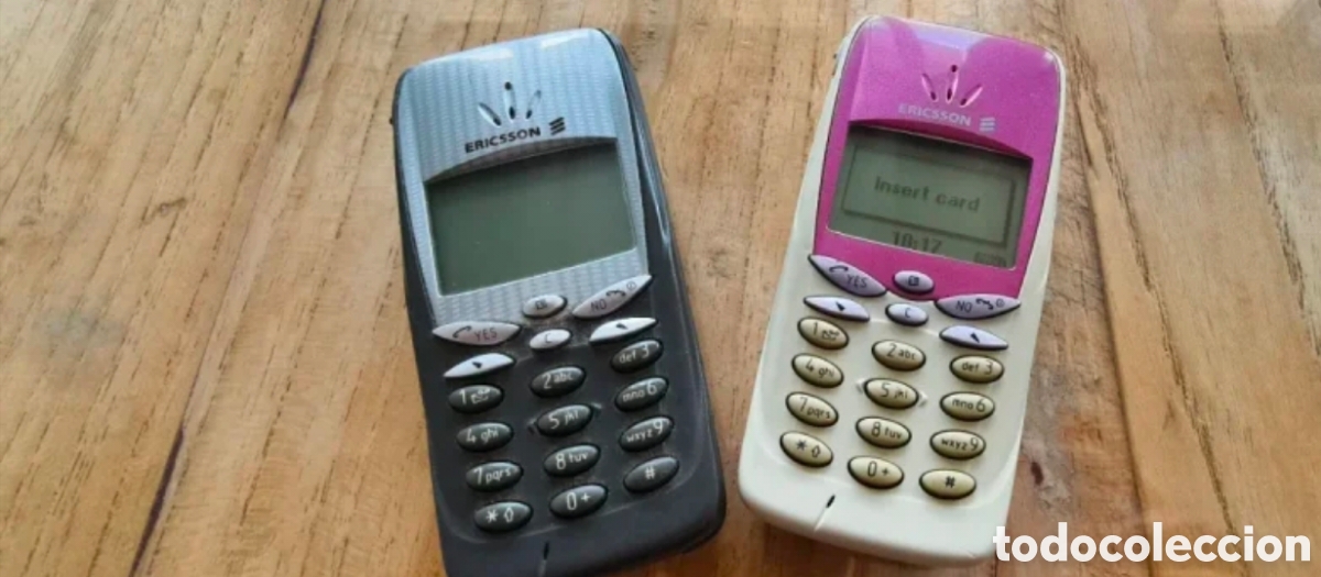 Coleccionismo: Tel&eacute;fonos Ericsson T66 dos modelos gris y purpura