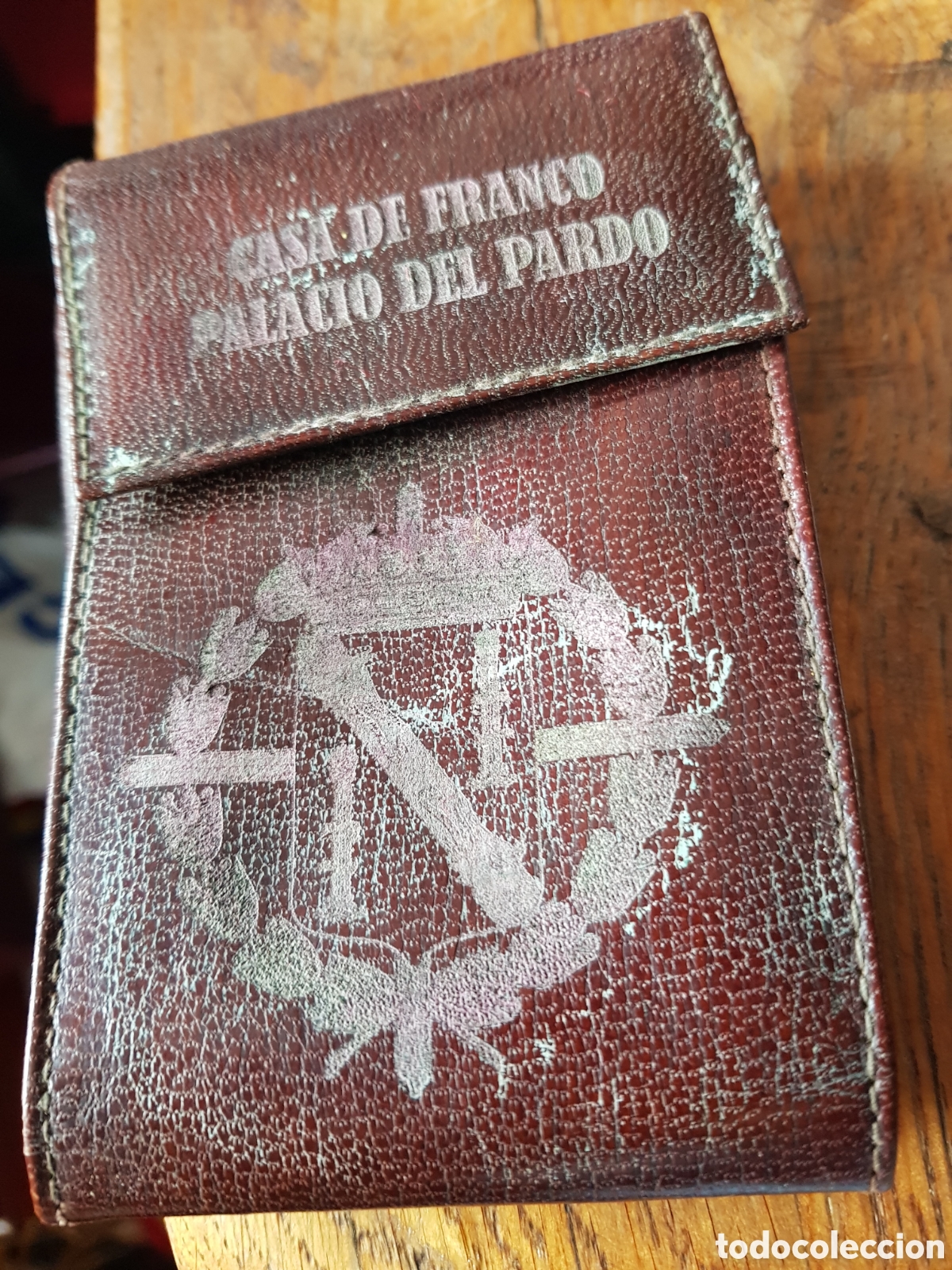 ANTIGUA FUNDA DE TABACO CASA DEL GENERAL&Iacute;SIMO DEL PARDO