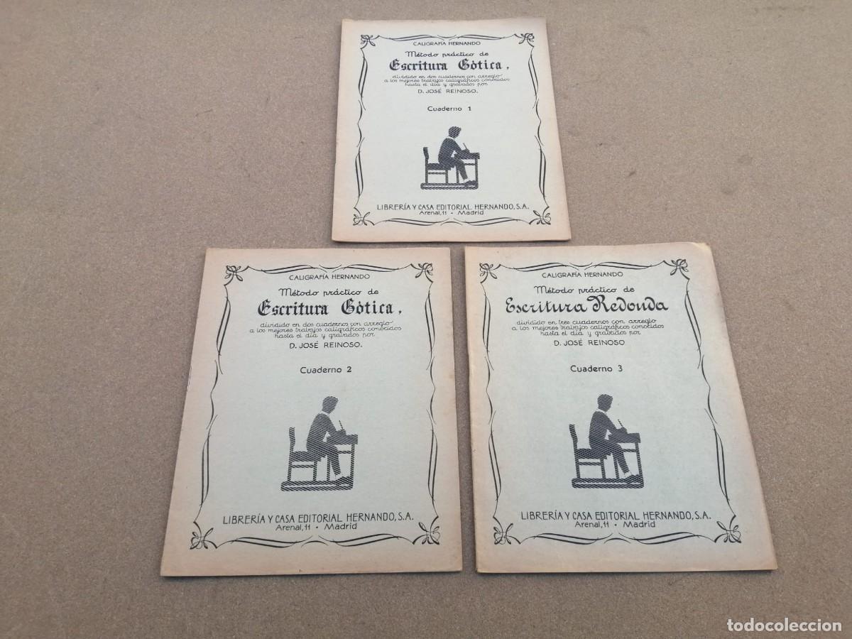 Coleccionismo: CUADERNOS CALIGRAFIA GOTICA HERNANDO (NUMEROS 1 - 2 - 3)