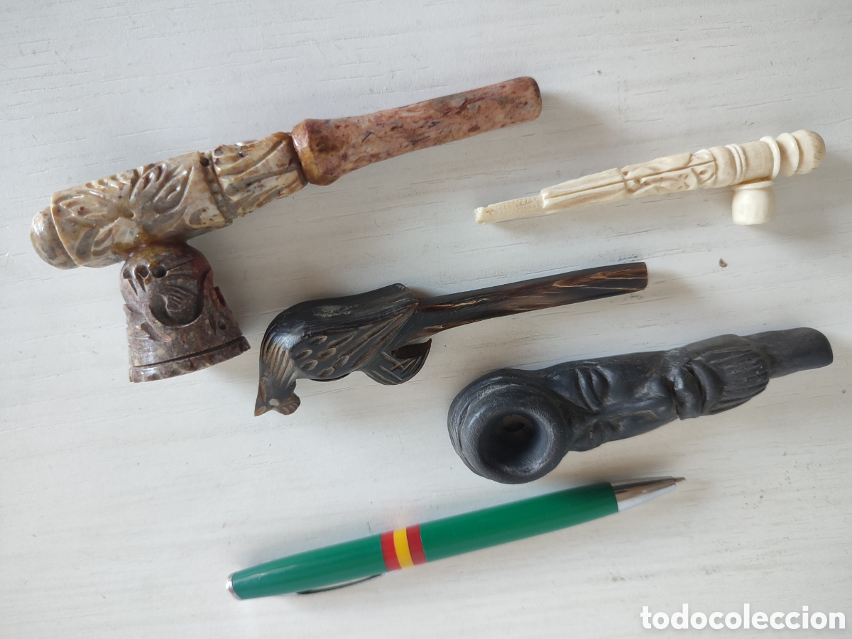 Coleccionismo: Lote pipas tabaco fumar