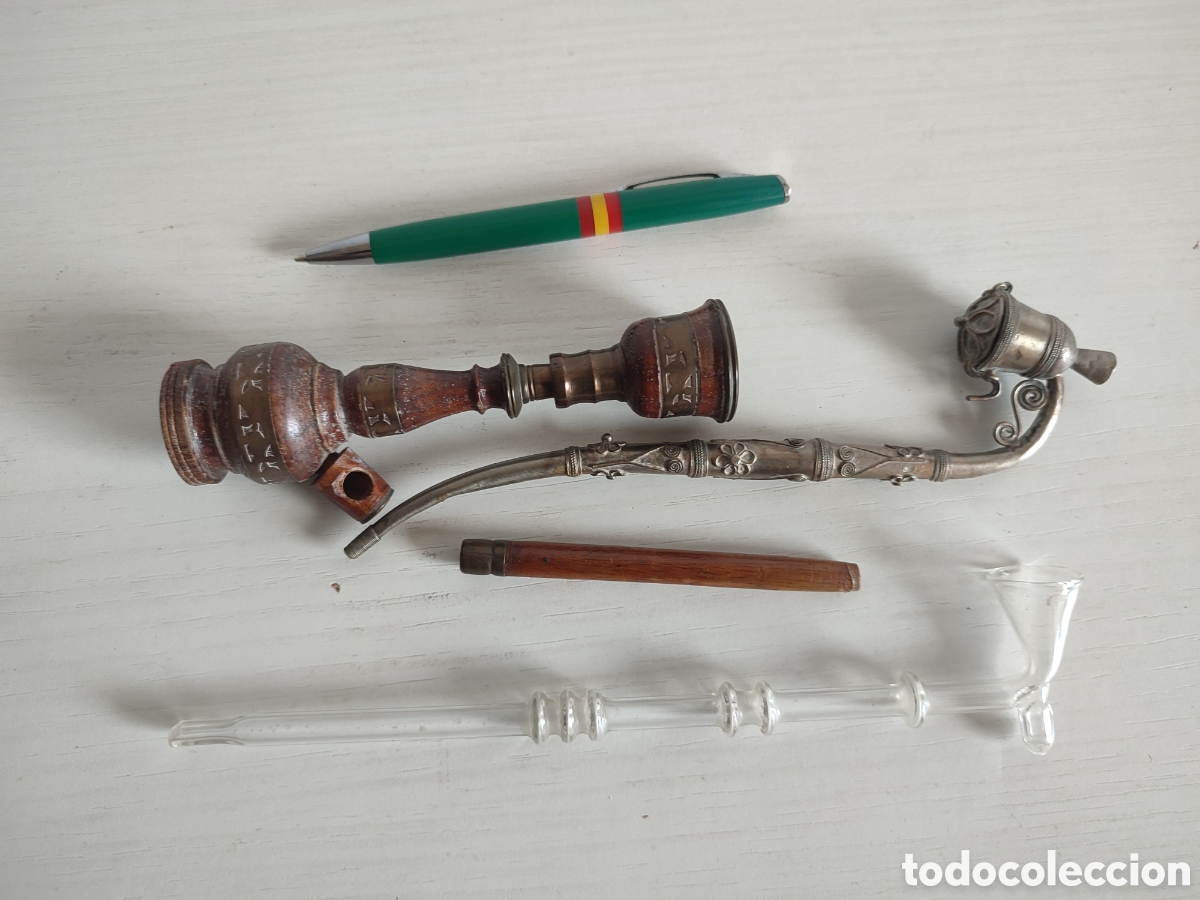 Coleccionismo: Lote pipas tabaco fumar