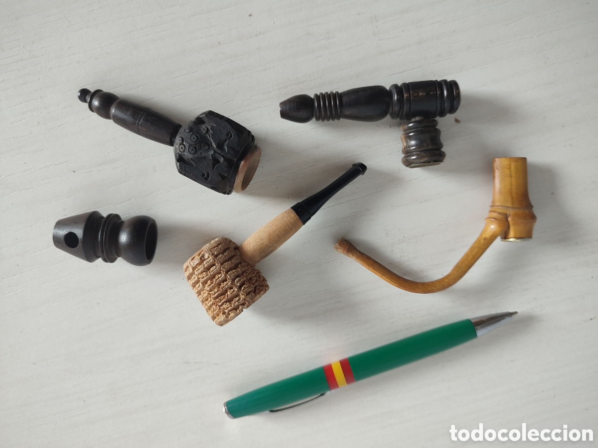 Coleccionismo: Lote pipas tabaco fumar