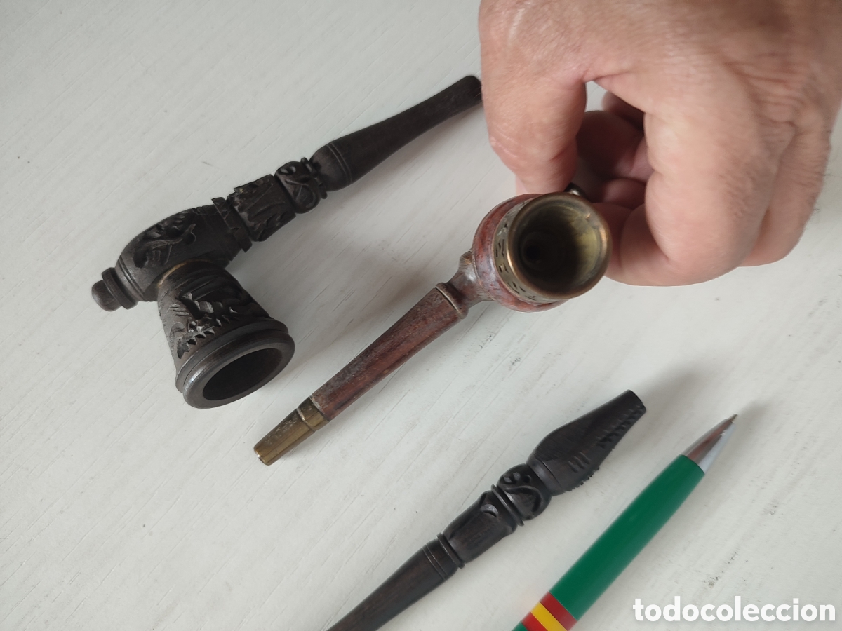 Coleccionismo: Lote pipas tabaco fumar - Foto 3
