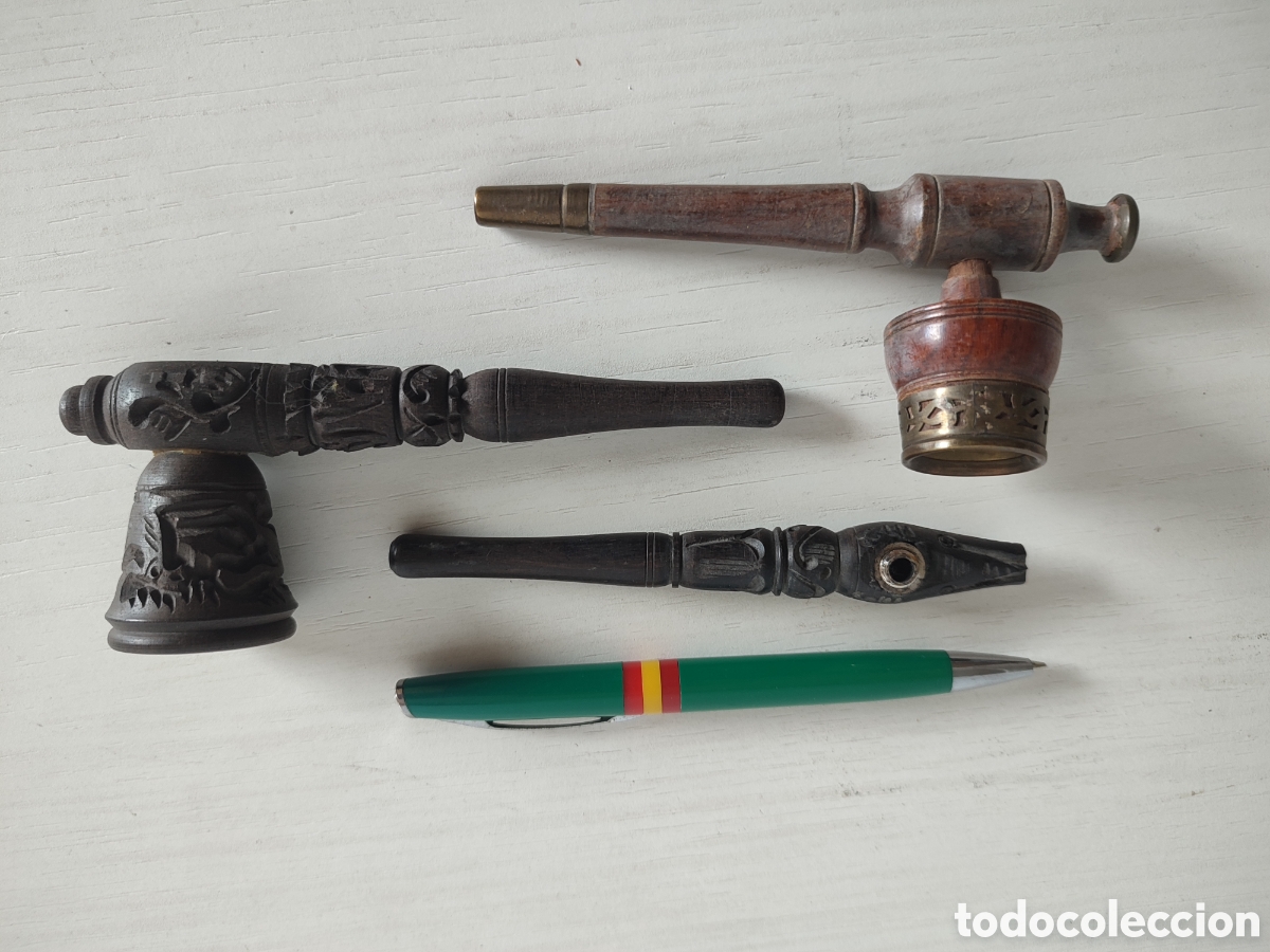 Coleccionismo: Lote pipas tabaco fumar