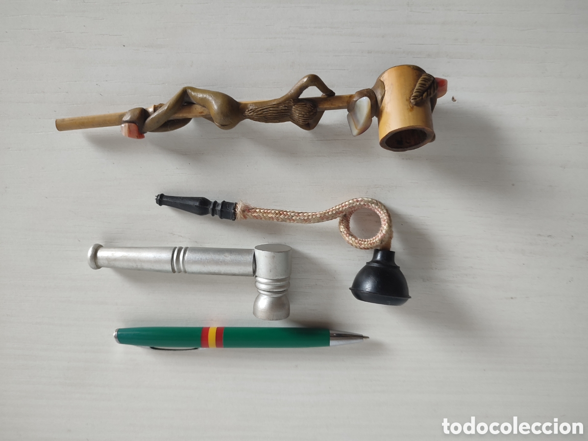 Coleccionismo: Lote pipas tabaco fumar