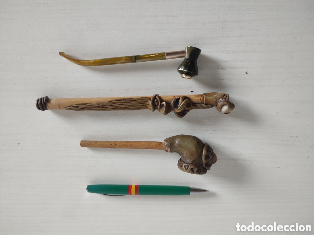 Coleccionismo: Lote pipas tabaco fumar