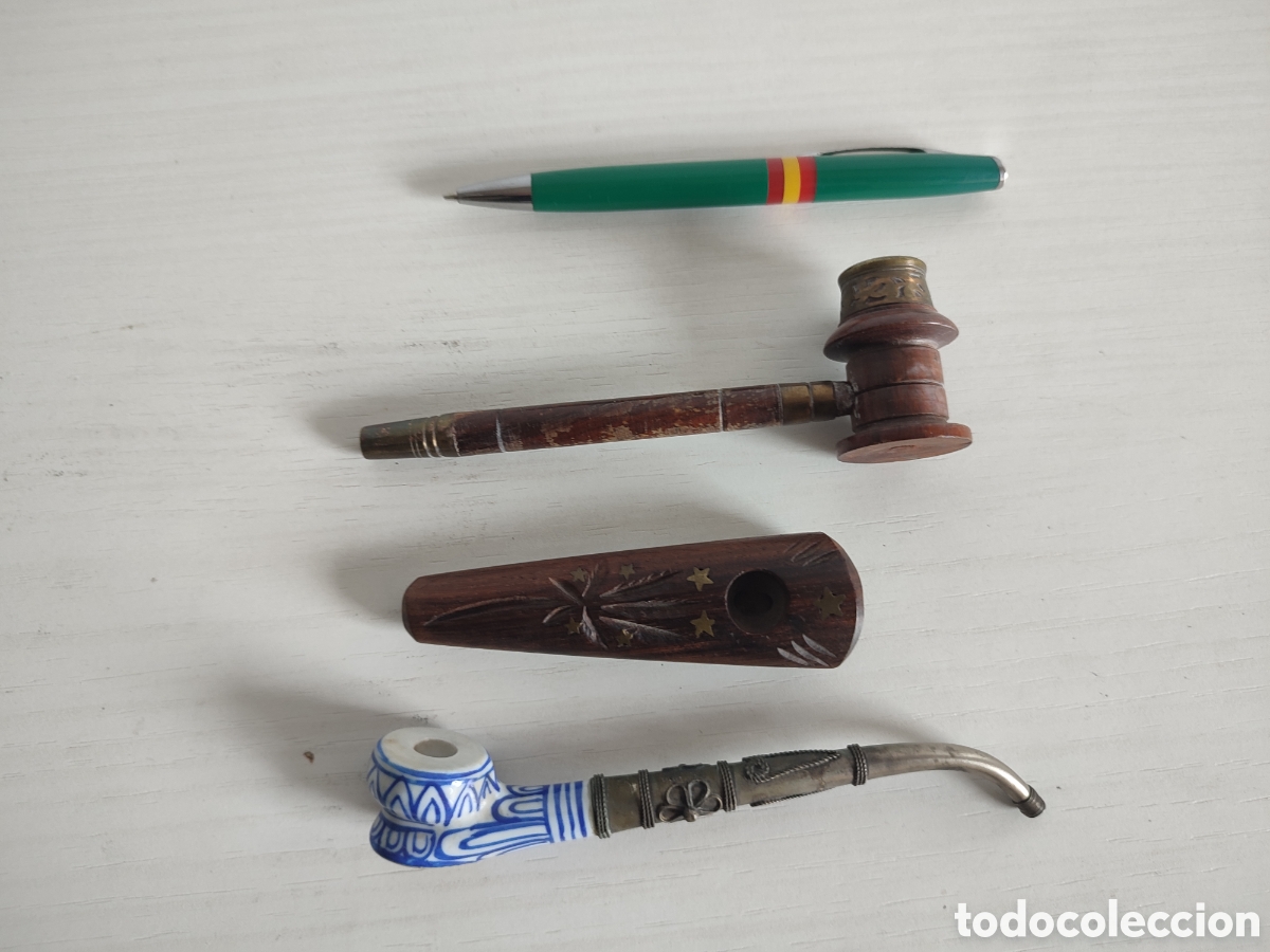 Coleccionismo: Lote pipas tabaco fumar