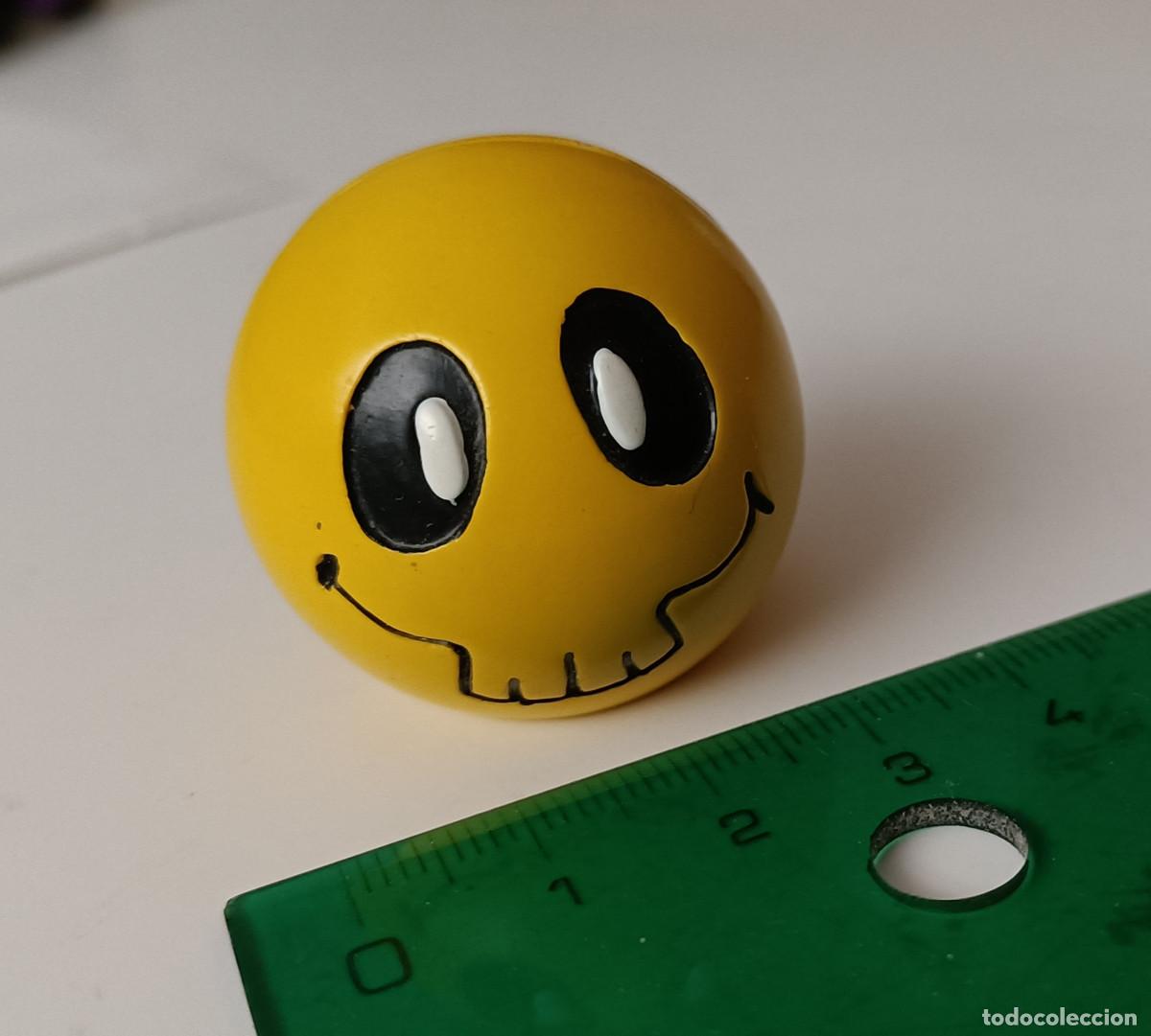 Coleccionismo: smiley emoticono amarillo porta fotos o postal carita skull calavera decoracion carita amarilla